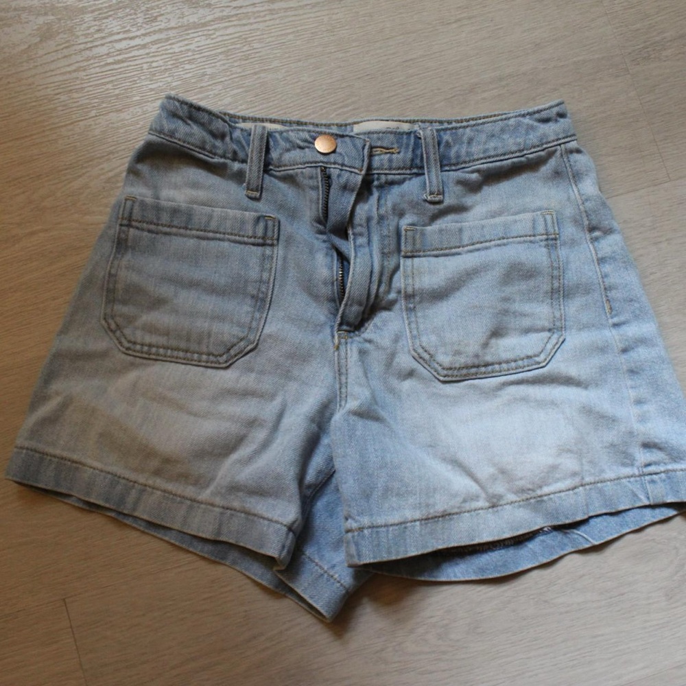Universal Thread Blue Jean Shorts High-Waisted Casual
